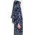 Printed long Khimar with sleeves Printed long Khimar with sleeves